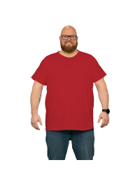 Alca Easy-Going 1-Pck Men T-Shirt O-Neck Bright Red 3XL