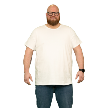 Alca Easy-Going 1-Pck Men T-Shirt O-Neck White 7XL