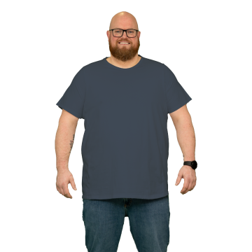 Alca Easy-Going 1-Pck Men T-Shirt O-Neck Provincial Blue 7XL