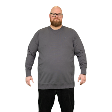 Alca Heren Crew Neck Sweater Castle Rock Grey 3XL-B