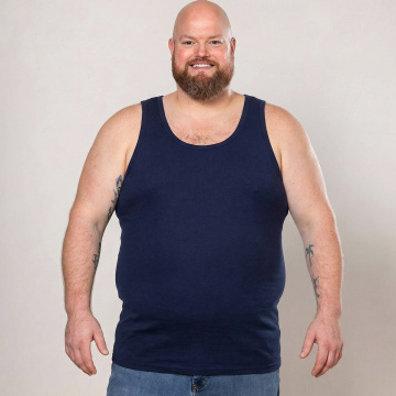 Alca Classic 2-Pck Men Singlet Navy