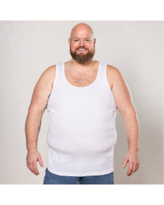 Alca Classic o-fit 2-Pck Men Singlet White