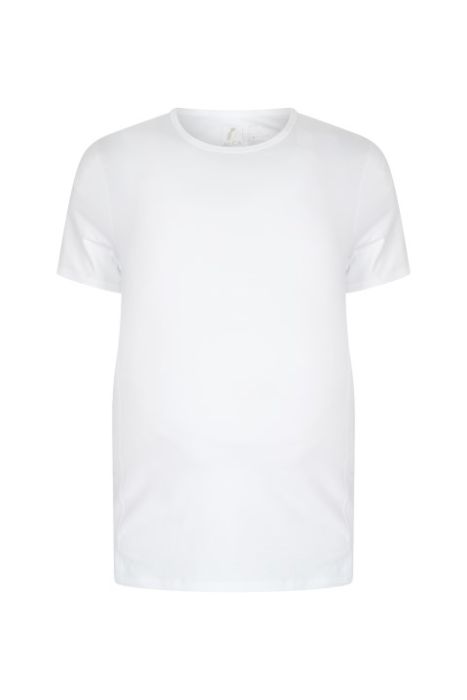 Alca 1-Pck Heren T-Shirt Ronde Hals Wit 3XL 