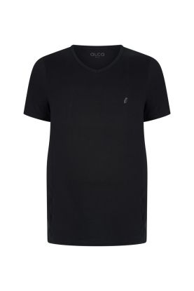 Alca Easy-Going 1-Pck Men T-Shirt V-Neck Black 5XL