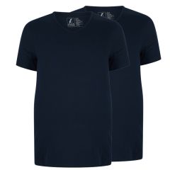 Alca Easy-Going 2-Pck Men T-Shirt V-Neck Navy