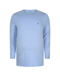 Alca Basic O-Fit Heren Longsleeve Ronde Hals