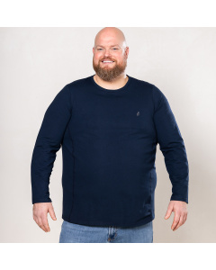 Alca Basic O-Fit Heren Longsleeve Ronde Hals